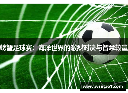 螃蟹足球赛：海洋世界的激烈对决与智慧较量
